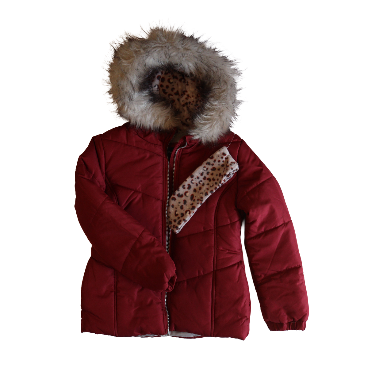 Burgundy Jacket with Bandeux Girls