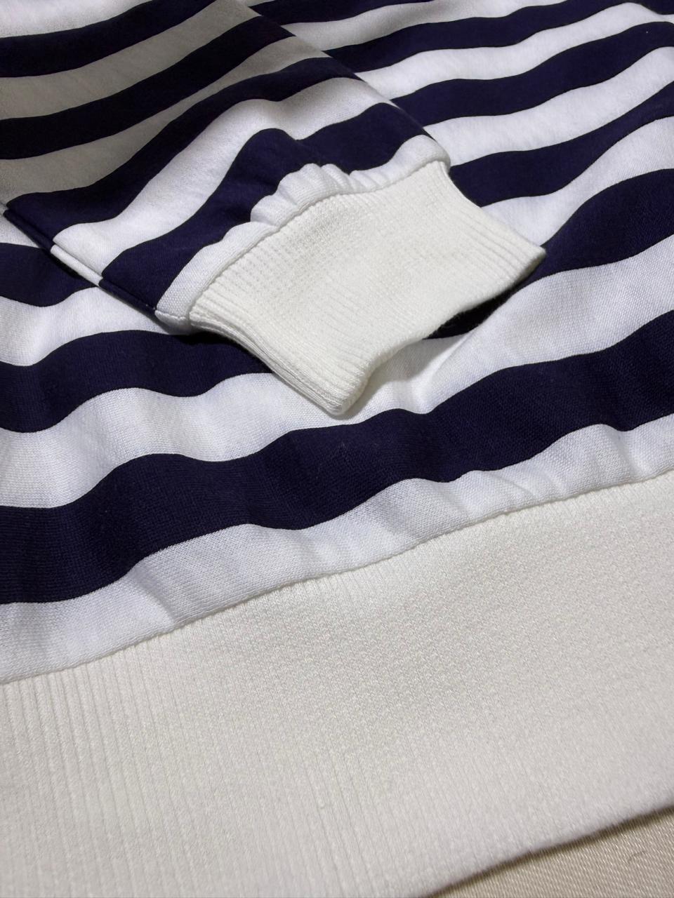 Navy Striped Sweatshirt