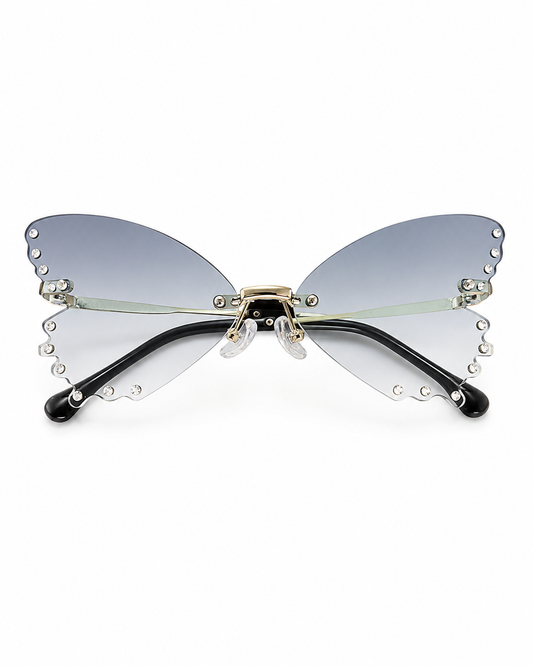 Butterfly-wing sunglasses