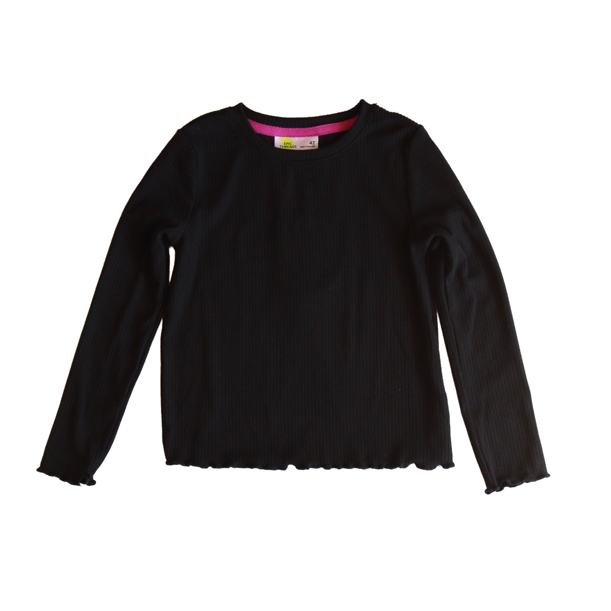 Basic Black Shirt Girls