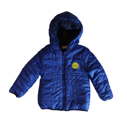 Reversible Royal Blue Puffer Jacket Boys