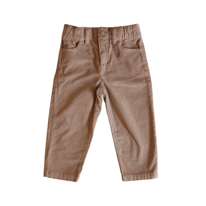 Velvet Pants Elastic Waist Boys