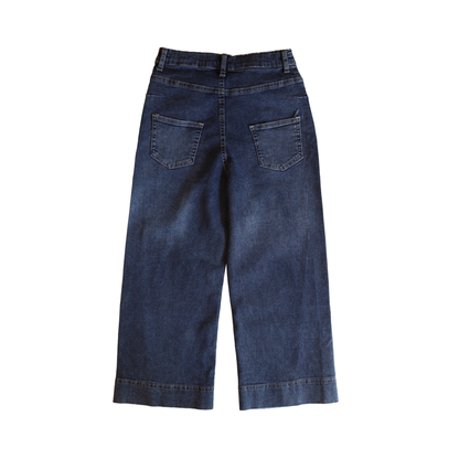 Blue Jeans Elastic Waist Girls