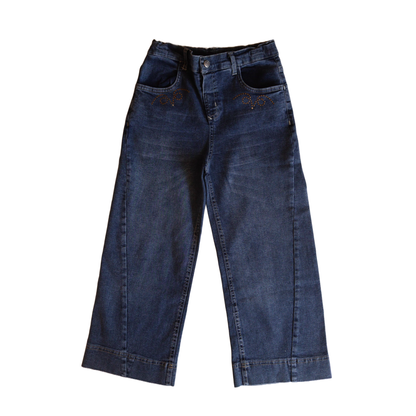 Blue Jeans Elastic Waist Girls