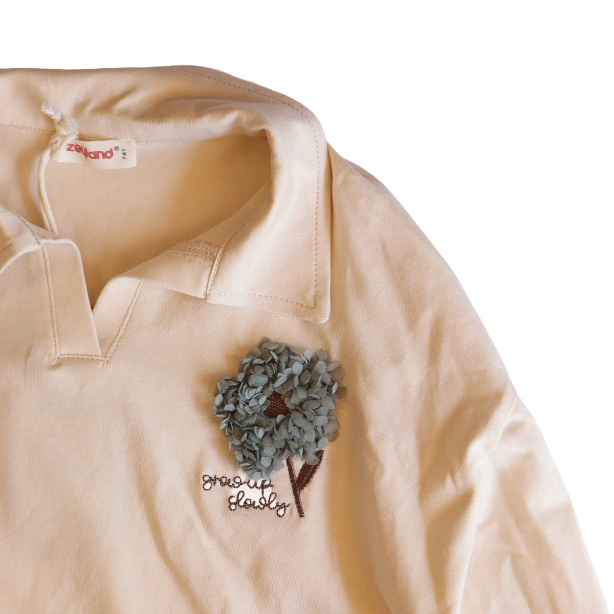 Beige Polo Shirt Girls