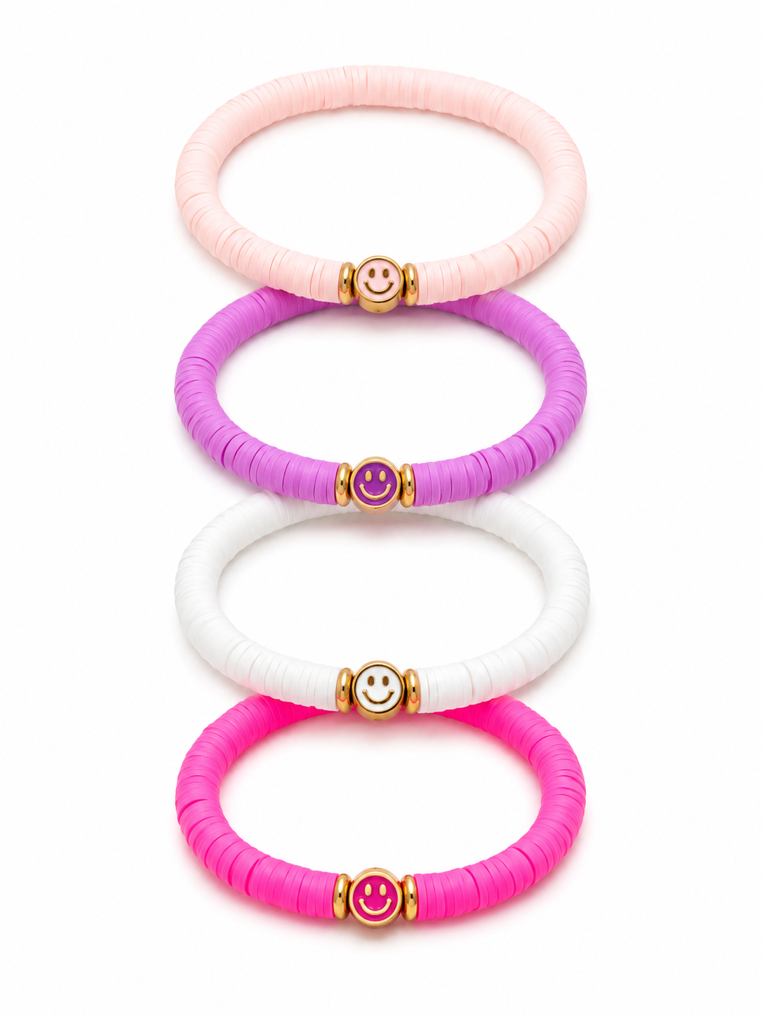 Pastel Beaded Charm Bracelet