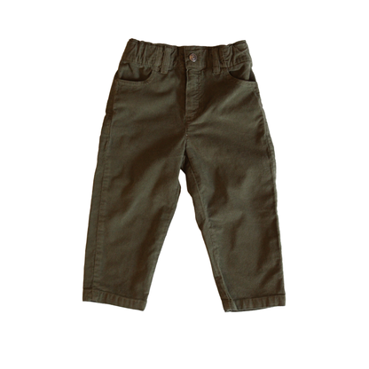 Velvet Pants Elastic Waist Boys