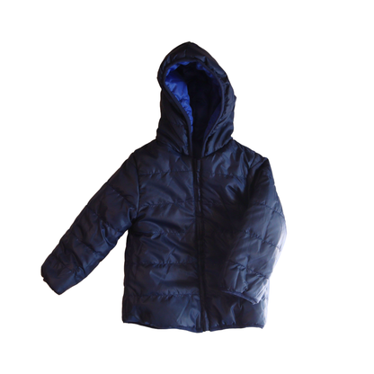 Reversible Royal Blue Puffer Jacket Boys